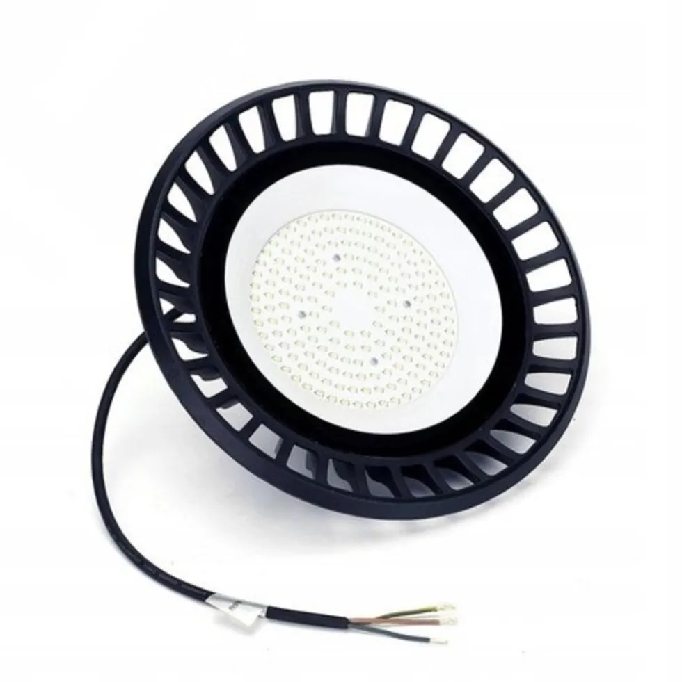 LED UFO Hallenstrahler - High Bay Hallenleuchte IP65 - 100W 12000 Lumen - 6500K 865 TagesLicht Weiss | 2 Jahre Garantie