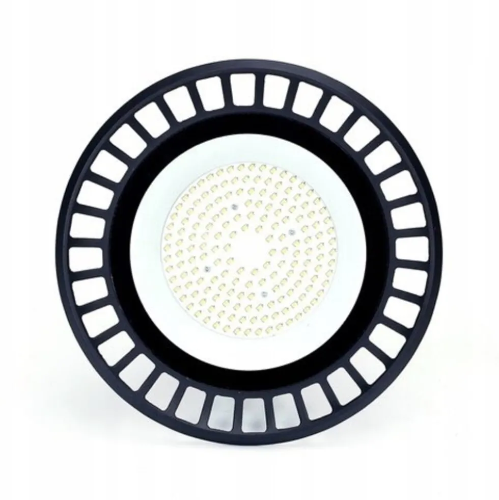 LED UFO Hallenstrahler - High Bay Hallenleuchte IP65 - 100W 12000 Lumen - 6500K 865 TagesLicht Weiss | 2 Jahre Garantie