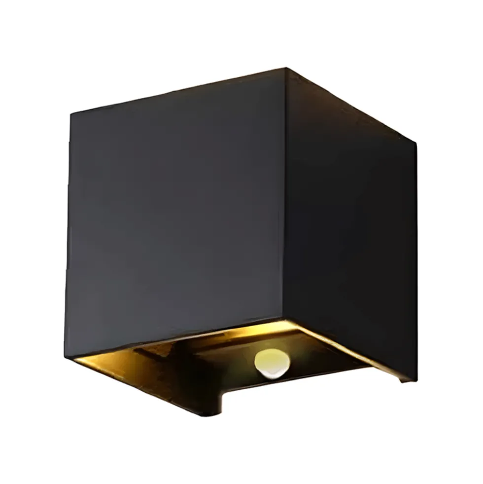 LED Wandlampe mit Bewegungs- und Dämmerungssensor - 2x3W dimmbar - 2700K