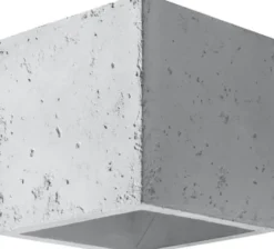 LED Wandleuchte Beton QUAD - 1 x G9 Fassung - exkl. LED's