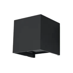 LED Wandleuchte LUCA Schwarz - IP54 - 6W - 3000K Warmweiß
