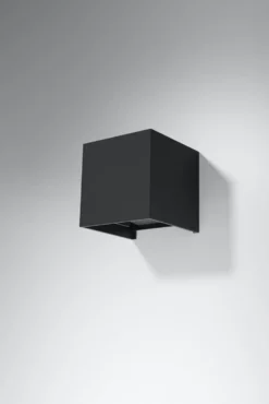 LED Wandleuchte LUCA Schwarz - IP54 - 6W - 3000K Warmweiß