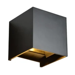 LED-Wandleuchte, nach oben und unten gerichtet – 6 W, dimmbar – 2700 K – 827 mm – Schutzart IP54 – 101 x 101 x 101 mm