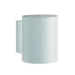 LED Wandleuchte rund - Mattweiß mit G9 Fassung - 100x80x100mm