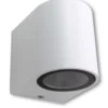 LED Wandleuchte rund Weiß - GU10 Fassung - IP44 - geeignet für 1 GU10 Spot