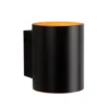 LED Wandleuchte Schwarz Gold - G9 Fassung
