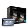 LED Wandleuchte Solar - IP44 12Lm 6000K Tageslichtweiß - Duo-Pack