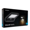 LED Wandleuchte Solar mit Sensor schwarz - IP44 300Lm 6000K Tageslichtweiß
