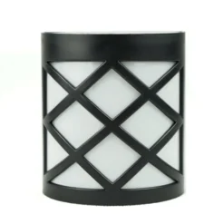 LED Wandleuchte Solar schwarz - IP44 1,5Lm - 6000K Tageslichtweiß
