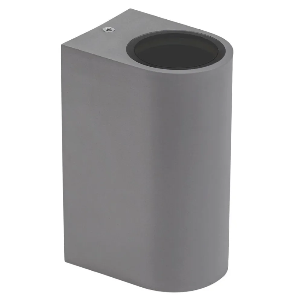 LED Wandleuchte Up and Down Grau ECO - 2x GU10 Fassung