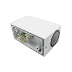 LED Wandleuchte Weiß - GU10 Fassung - IP44 - geeignet für 2 GU10 Spots