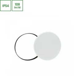 LED-Wand- und Deckenleuchte NympheaV1 Weiß/Schwarz 32W 3380lm 830-840-865 | IP54