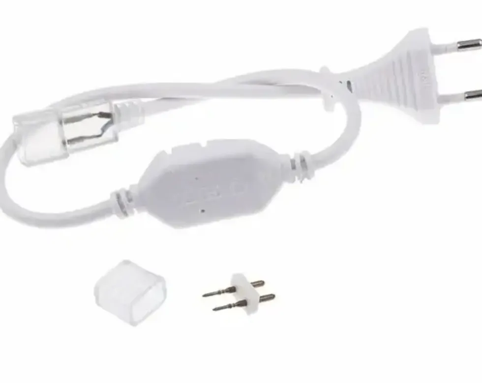 Netzanschluss 230V für LED Lichtschlauch 7MM Pro V3 | Zubehör – Typ V3 60 LEDs/m – EU-Stecker