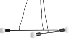 Pendelleuchte ASTRAL 3 Schwarz - 3x E27 Fassung - max. 3x60W - exkl. LED's