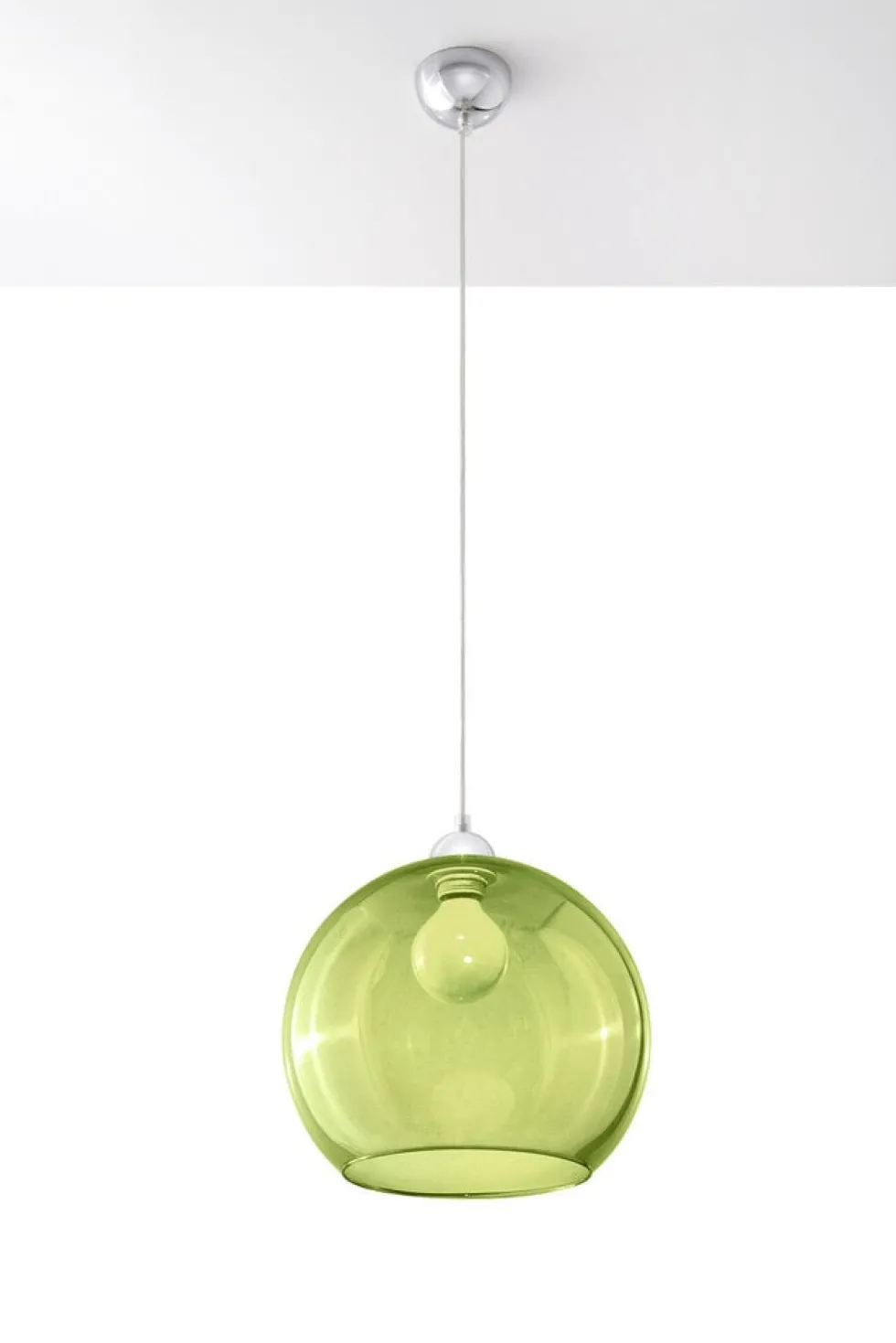 Pendelleuchte BALL Grün - 1x E27 Fassung - max. 60W - exkl. LED's