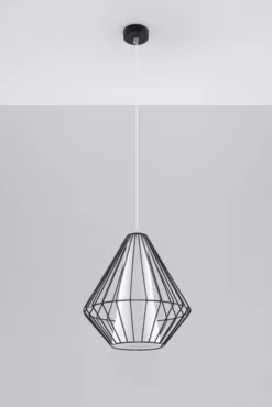 Pendelleuchte DEMI Schwarz - 1x E27 Fassung - max. 60W - exkl. LED's