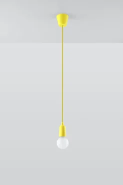 Pendelleuchte DIEGO 1 Gelb - 1x E27 Fassung - max. 60W - exkl. LED's