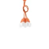 Pendelleuchte DIEGO 5 Orange - 5x E27 Fassung - max. 5x60W - exkl. LED's