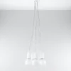 Pendelleuchte DIEGO 5 Weiß - 5x E27 Fassung - max. 5x60W - exkl. LED's
