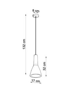 Pendelleuchte EMPOLI - 1x E27 Fassung - max. 60W - exkl. LED's