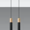 Pendelleuchte PABLO 2 Schwarz - 2x GU10 Fassung - max. 2x40W - exkl. LED's
