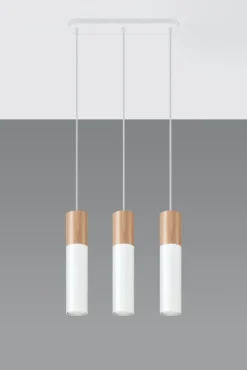 Pendelleuchte PABLO 3 Weiß - 3x GU10 Fassung - max. 3x40W - exkl. LED's
