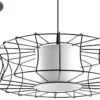 Pendelleuchte SALERNO Schwarz - 1x E27 Fassung - max. 60W - exkl. LED's