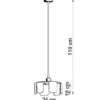 Pendelleuchte TULIP Weiß - 1x E27 Fassung - max. 60W - exkl. LED's