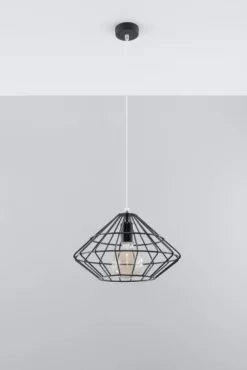 Pendelleuchte UMBERTO Schwarz - 1x E27 Fassung - max. 60W - exkl. LED's