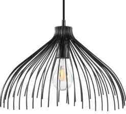 Pendelleuchte UMB Schwarz - 1x E27 Fassung - max. 60W - exkl. LED's