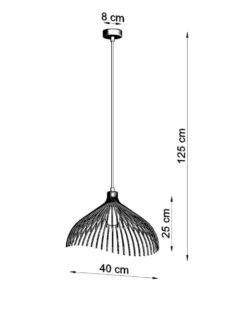 Pendelleuchte UMB Weiß - 1x E27 Fassung - max. 60W - exkl. LED's