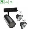 3-Phasen LED Strahler Andromeda – 25–27W Multi-Lumen-Schalter – 4000K Neutralweiß – Schwarz – 170×74 mm