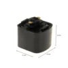 1-Phasen Schienenadapter - Schwarz - viereckig