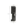 1-Phasen Schienenadapter - Slim fit - Schwarz