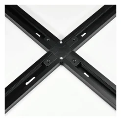 1-Phasen Schienenverbinder - X-Stück - Schwarz