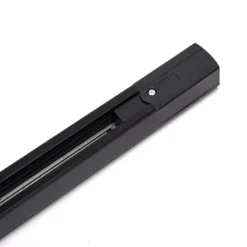3-Phasen Stromschiene Schwarz | 1 Meter - Aufbau schiene – Universal für Schienenstrahler