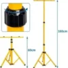 Professional LED Baustrahler - 2x30W 5400 Lumen - 4000K - IP65