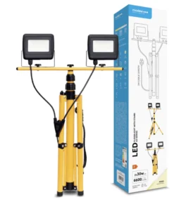 Professional LED Baustrahler - 2x30W 5400 Lumen - 4000K - IP65