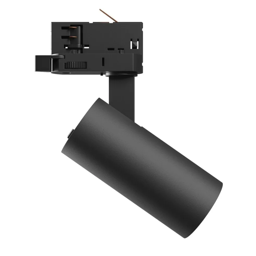 Professioneller 3-Phasen LED-Schienenstrahler Schwarz – 8W (800 lm) | CCT Einstellbar 3000K-6000K | Andromeda Prime