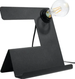 Schreibtischlampe INCLINE Schwarz - 1x E27 Fassung - max. 60W - exkl. LED's