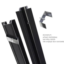 Spectrum 3-Phasen Stromschiene Einbau 100 cm Schwarz