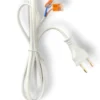 Stromkabel mit Stecker und WAGO Lüsterklemmen - 1,5 Meter - 2-polig -230V