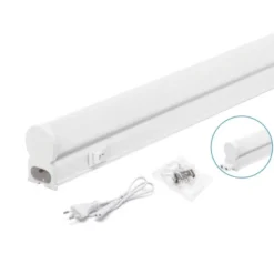 T5 LED Küchenunterbauleuchte - 120cm - Lichtfarbe optional - komplett mit 0,6m Anschlusskabel und Ein- / Ausschalter - 18W entspricht 140W