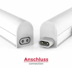 T5 LED Küchenunterbauleuchte - 60cm - Lichtfarbe optional - komplett mit Anschlusskabel und Ein- / Ausschalter - 8W entspricht 80W