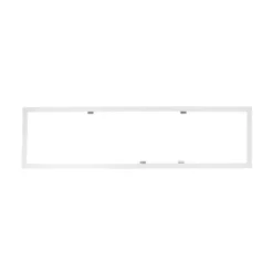 Unterputz Deckenrahmen 120x30cm - Weiß | Ideal für Side- und Backlit LED Panels in Gipsdecken