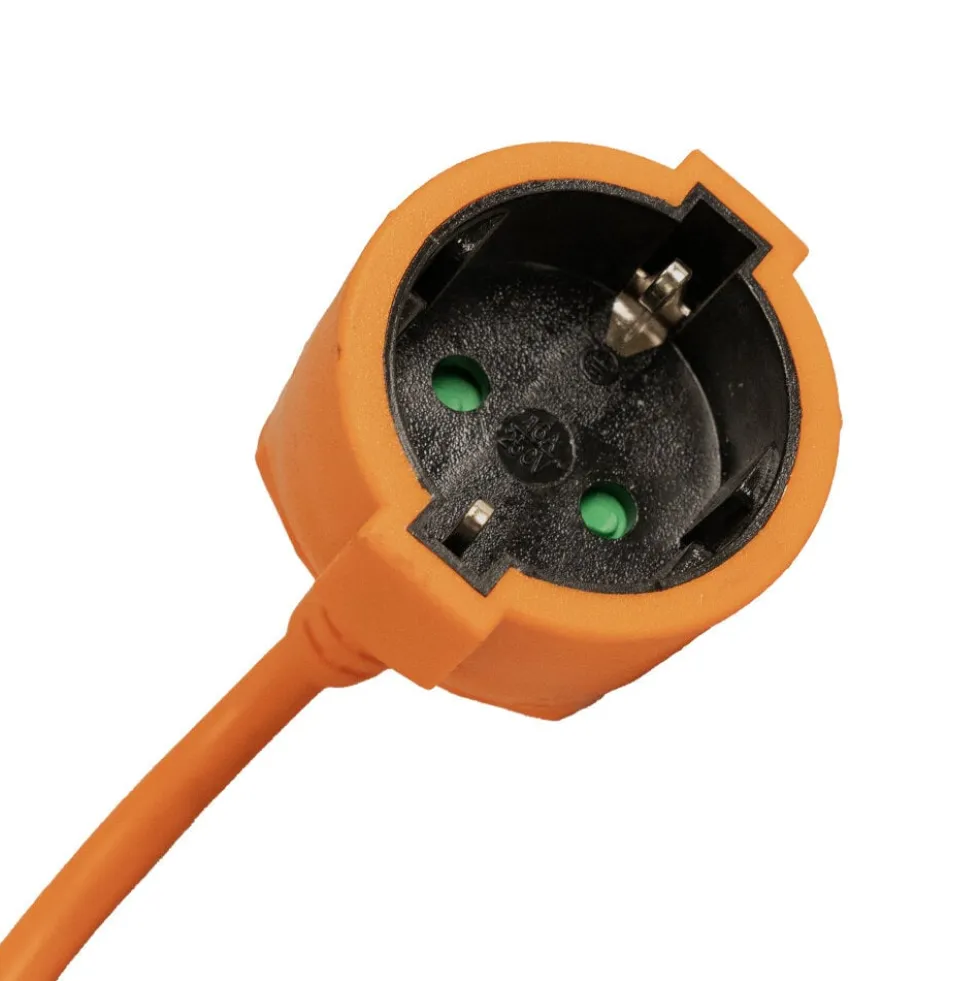 Verlängerungskabel 10 Meter - H05VV-F3G1,5 geerdet - orange