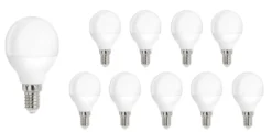 Vorteilspack 10 Stück - E14 LED Lampen - 8W entspricht 60W - 3000K Warmweiß