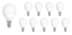 Vorteilspack 10 Stück - E14 LED Lampen - 1W entspricht 10W - 6000K Tageslichtweiß
