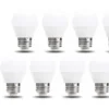 Vorteilspack 10 Stück - E27 LED Lampe - 6W entspricht 50W - G45 - 3000K Warmweiß