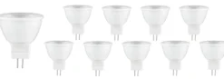 Vorteilspack 10 Stück - GU4 LED Spots - 3W entspricht 25W - Lichtfarbe optional